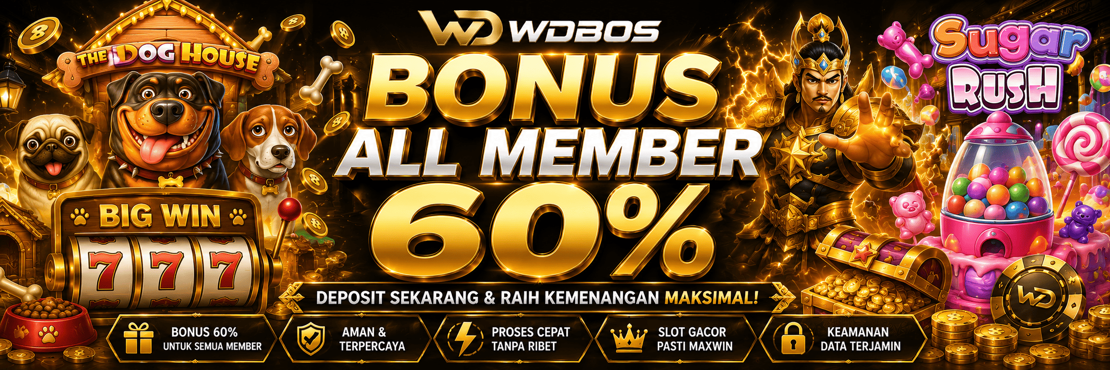 WDBOS - Situs Slot Online Terpercaya, Gacor & Jackpot Maxwin 2026 promo